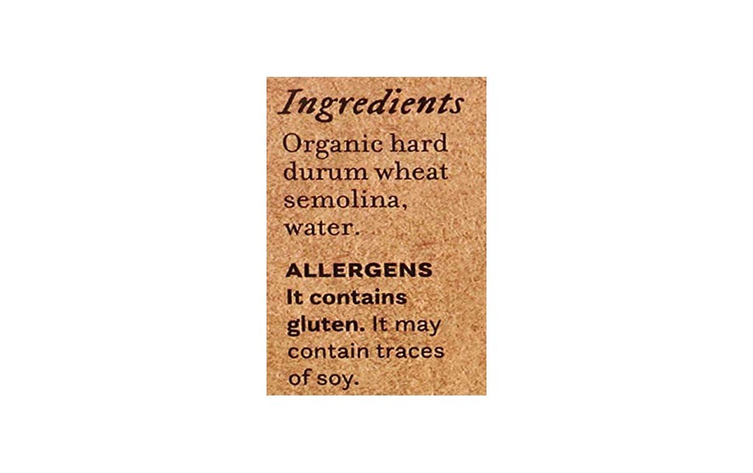 Anmara Artisanal Pasta Organic Spaghetti Hard Durum Wheat Pasta   Box  500 grams